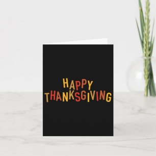 Herbstfarbe Niedlich Adorable Happy Thanksgiving D Karte