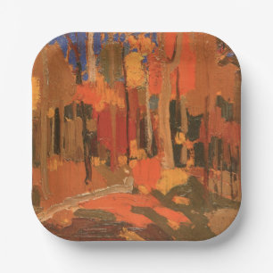Herbstfarbe von Tom Thomson Pappteller