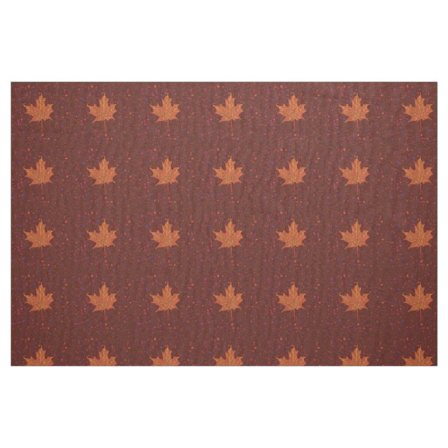 Herbstfarben Ahornleaf Botanischer Zeichn Stoff (Fat Quarter (45,7 x 55,9 cm))