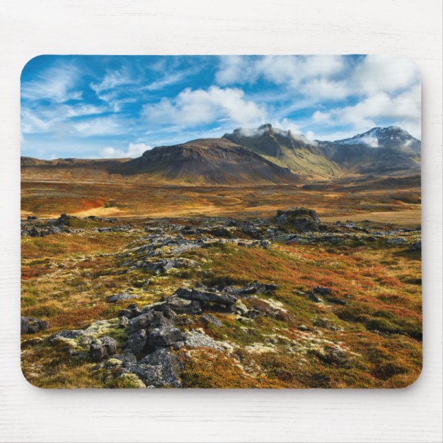 Herbstfarben auf der Landschaft Mousepad (Vorne)
