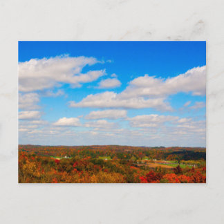 Herbstfarben, Belleville, Ohio Postkarte