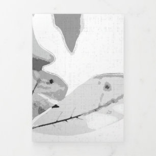 Herbstfarben, Blätter 2 Dreifach Gefaltete Urlaubskarte