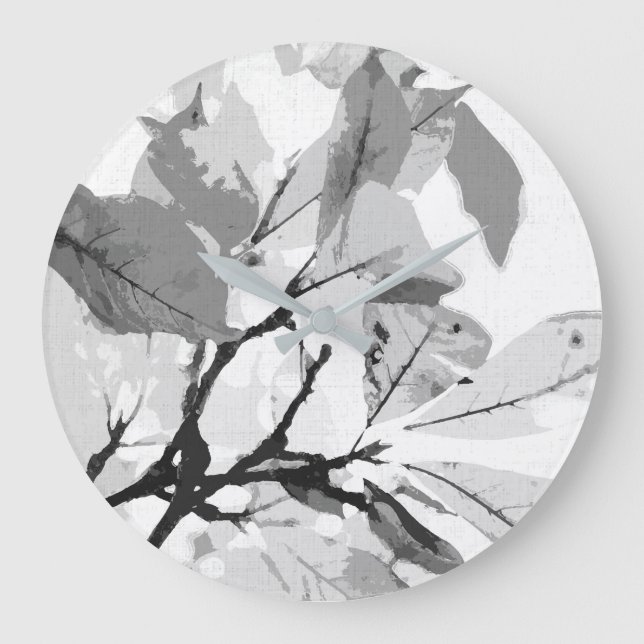 Herbstfarben, Blätter 2 Große Wanduhr (Vorderseite)