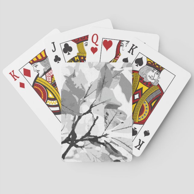 Herbstfarben, Blätter 2 Spielkarten (Rückseite)