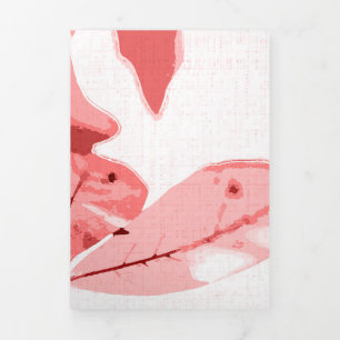 Herbstfarben, Blätter 3 Dreifach Gefaltete Urlaubskarte