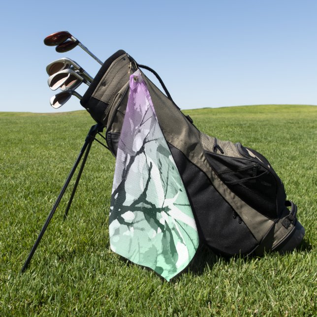 Herbstfarben, Blätter 5 Golfhandtuch (Gras)