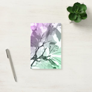 Herbstfarben, Blätter 5 Post-it Klebezettel