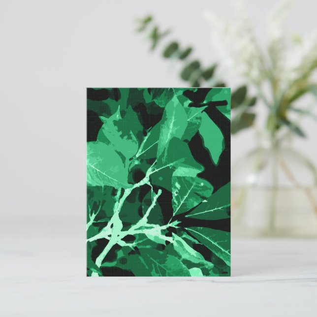 Herbstfarben, Blätter 7 Feiertagspostkarte (Stehend Vorderseite)