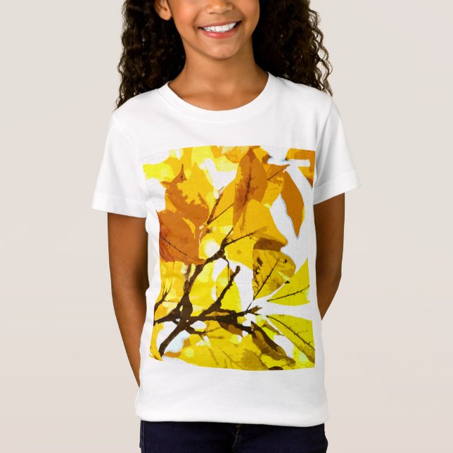 Herbstfarben, Blätter T-Shirt (Vorderseite)