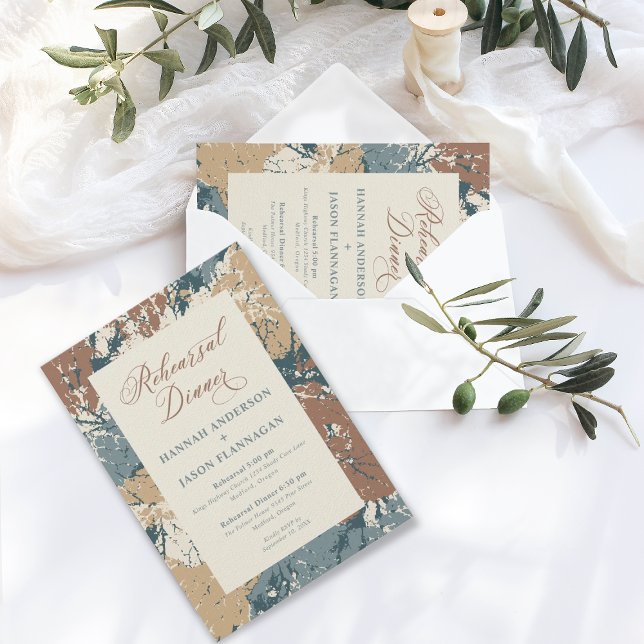 Herbstfarben Cinnamon Probe Abendessen Einladung (Von Creator hochgeladen)