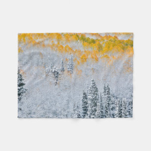 Herbstfarben der Espen Rocky Mountains, Colorado Fleecedecke