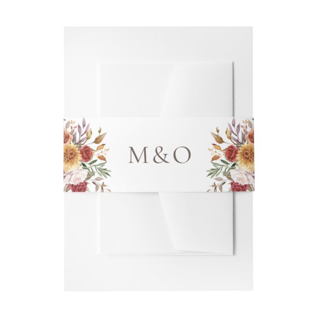 Herbstfarben Einladungsbanderole (Vorderseite Beispiel)