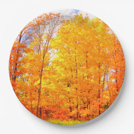 Herbstfarben / Erntedank Pappteller