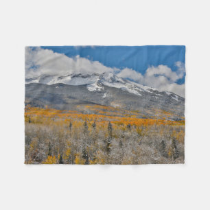 Herbstfarben Espen & Rocky Mountains, Colorado Fleecedecke