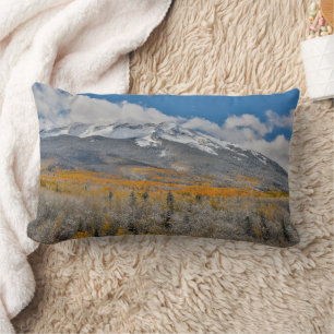 Herbstfarben Espen &    Rocky Mountains, Colorado Lendenkissen