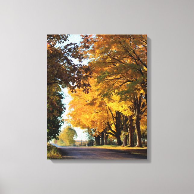 Herbstfarben im Land Leinwanddruck (Vorderseite)