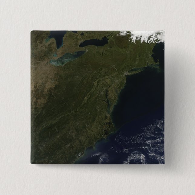 Herbstfarben im Nordosten der Vereinigten Staaten Button (Vorderseite)