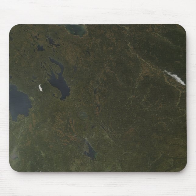Herbstfarben im Nordwesten Russlands Mousepad (Vorne)