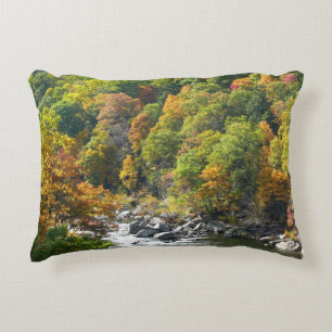 Herbstfarben im Ohiopyle State Park Dekokissen