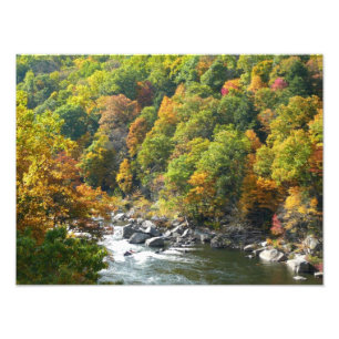 Herbstfarben im Ohiopyle State Park Fotodruck
