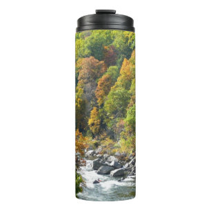 Herbstfarben im Ohiopyle State Park Thermosbecher