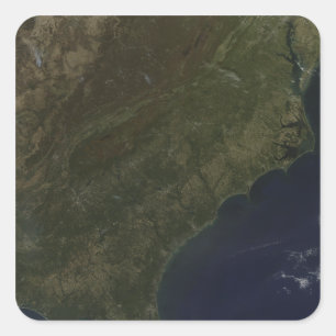 Herbstfarben im Südosten der Vereinigten Staaten Quadratischer Aufkleber