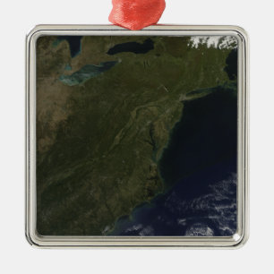 Herbstfarben in den nordöstlichen Vereinigten Silbernes Ornament