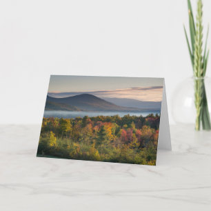 Herbstfarben in den White Mountains Karte