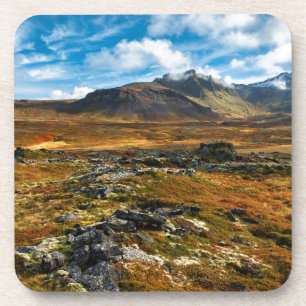 Herbstfarben in der Landschaft Getränkeuntersetzer