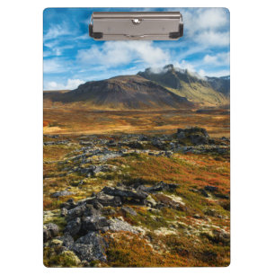 Herbstfarben in der Landschaft Klemmbrett