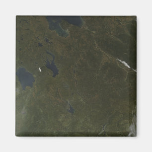 Herbstfarben in nordwestlichem Russland Magnet