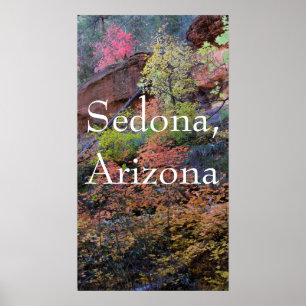 Herbstfarben in Sedona Poster