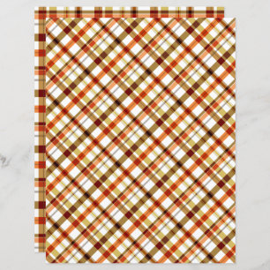 Herbstfarben Kariert