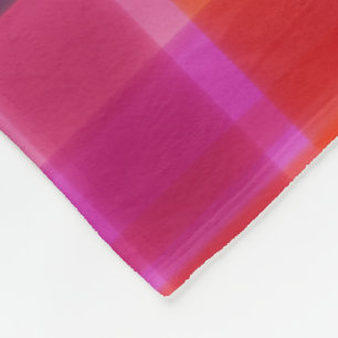 Herbstfarben Kariert Fleecedecke