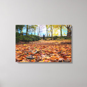 Herbstfarben Leinwanddruck