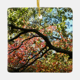 Herbstfarben-Ornament Keramikornament