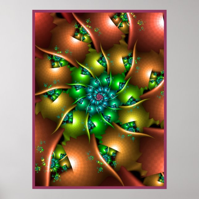 Herbstfarben Poster (Vorne)