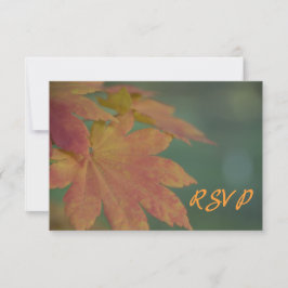 Herbstfarben - RSVP-Antwortkarte RSVP Karte