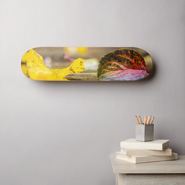 Herbstfarben Skateboard (Wandkunst (Horz))
