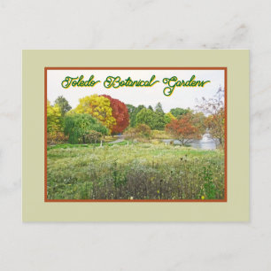 HERBSTFARBEN TOLEDO (OHIO) BOTANISCHE GÄRTEN POSTKARTE