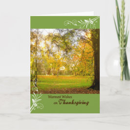 Herbstfarben und Schnörkel von Erntedank-Karten Feiertagskarte