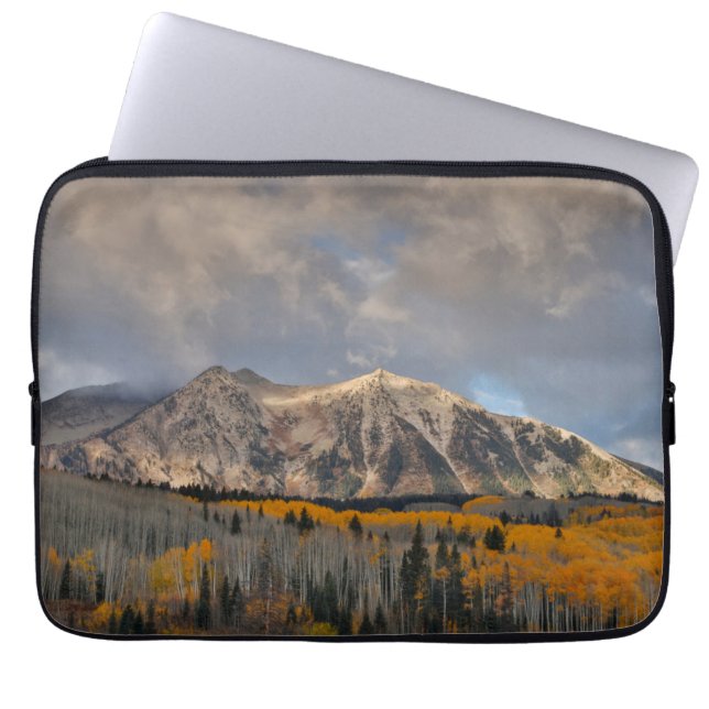 Herbstfarben von Aspens, Keebler Pass Laptopschutzhülle (Vorderseite)