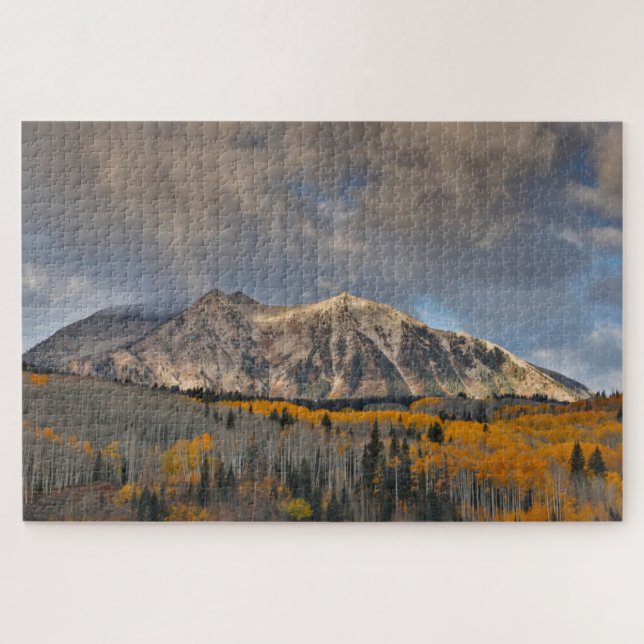 Herbstfarben von Aspens, Keebler Pass Puzzle (Horizontal)