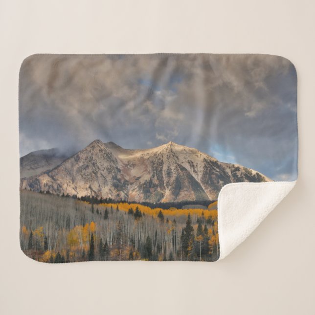 Herbstfarben von Aspens, Keebler Pass Sherpadecke (Vorderseite (Horizontal))