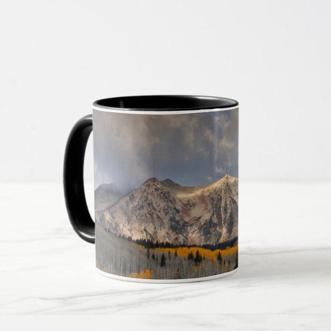 Herbstfarben von Aspens, Keebler Pass Tasse (Vorderseite Links)