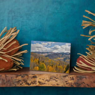 Herbstfarben von Aspens & Oaks Keebler Pass Fotoplatte