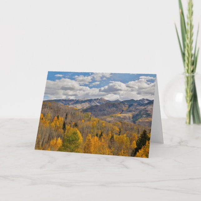 Herbstfarben von Aspens & Oaks Keebler Pass Karte (Vorderseite)