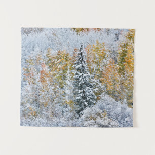 Herbstfarben von Aspens & Snow Keebler Pass Wandteppich