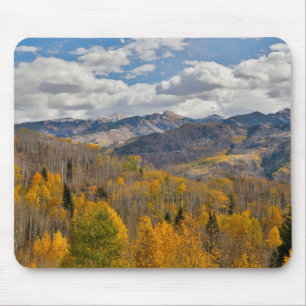 Herbstfarben von Espen und Eichen Keebler Pass Mousepad