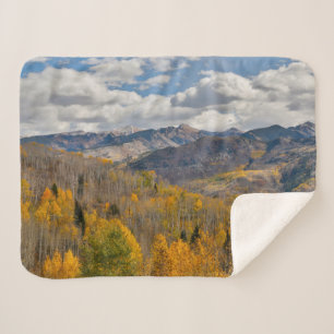 Herbstfarben von Espen und Eichen Keebler Pass Sherpadecke